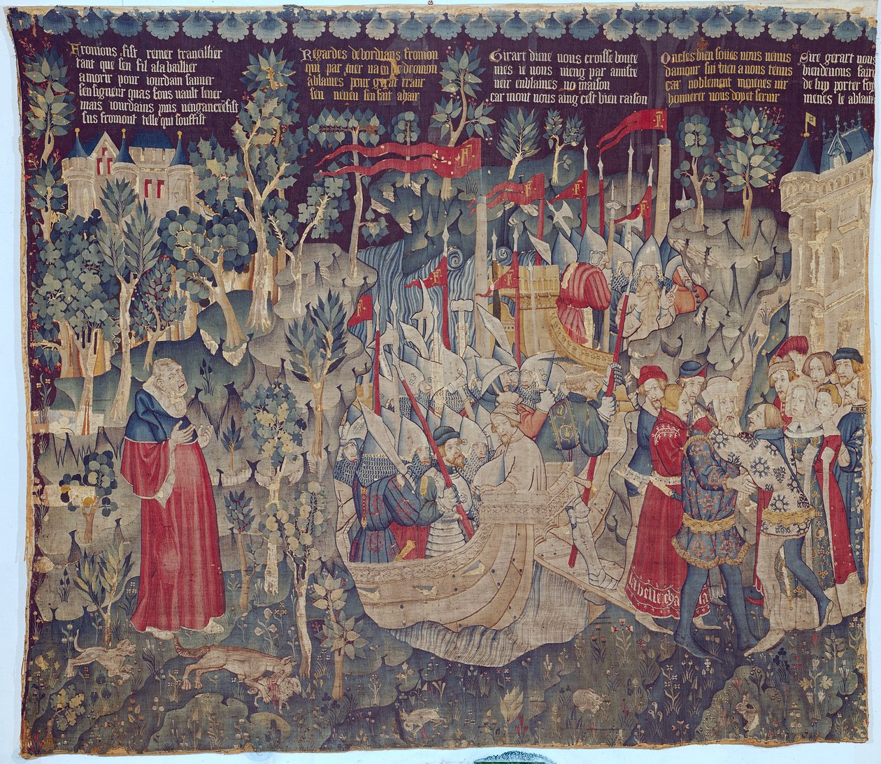 Příběh Jourdain de Blaye, dílna Arras od Flemish School