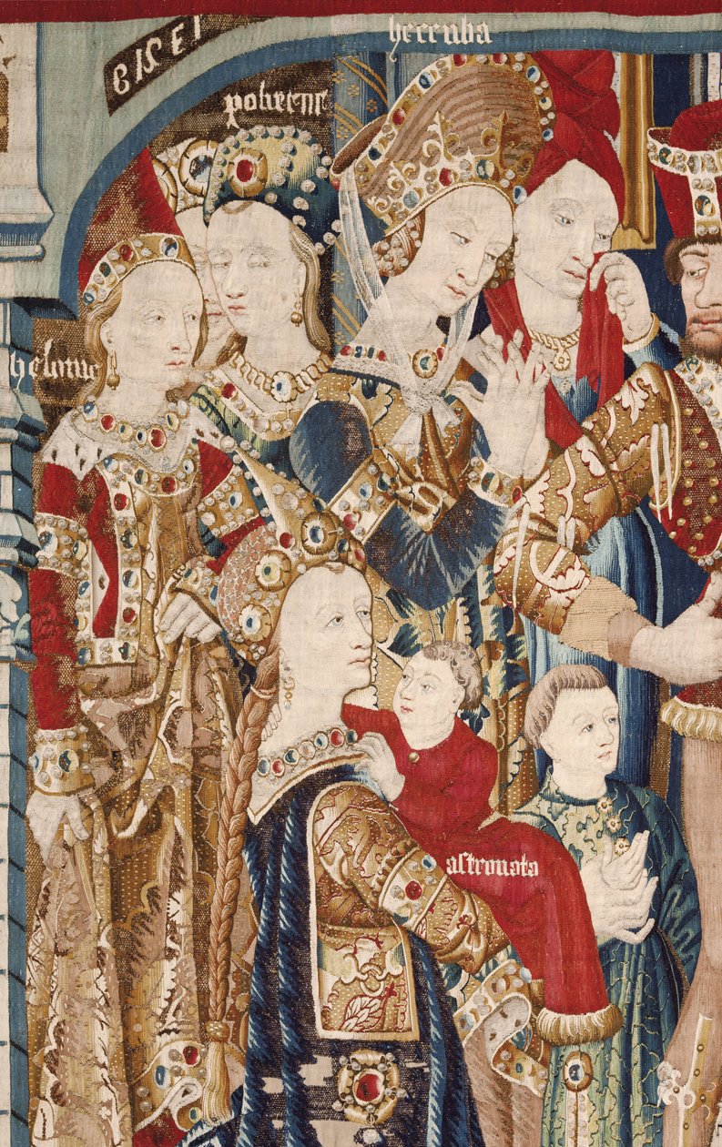 Trojská válka: Achillův stan. ca. 1470 (tapisérie) od Flemish School