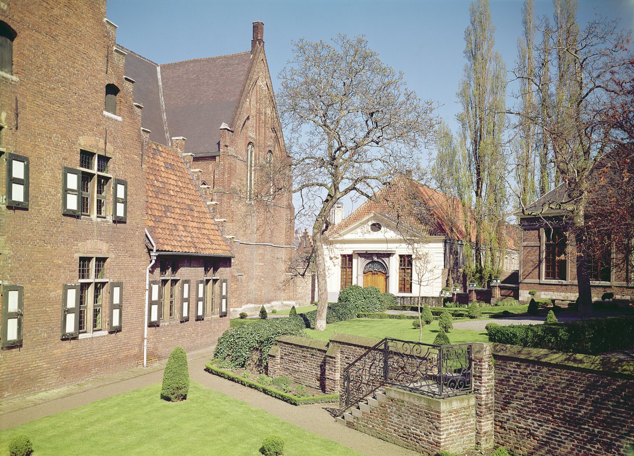 Pohled na dům abatyše, refektář a kolej (viz také 208605, 375105, 375106 & 375107) od Flemish School
