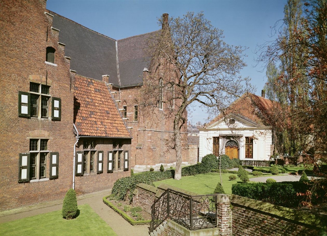 Pohled na dům abatyše, refektář a kolej (viz také 208606, 375105, 375106 & 375107) od Flemish School