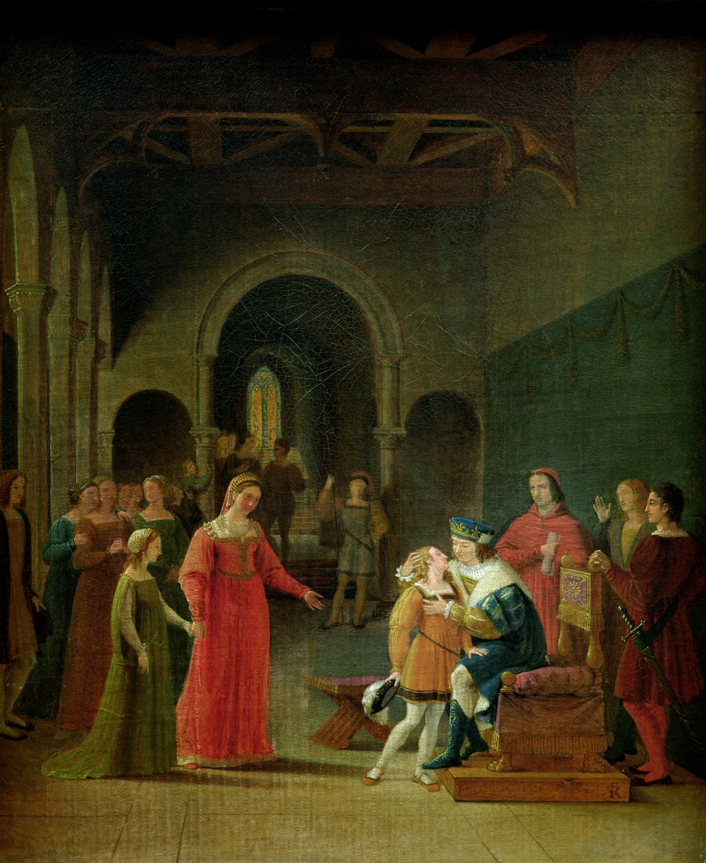 František I. (1494-1547) Prezentován Ludvíku XII. (1462-1515) od Fleury François Richard