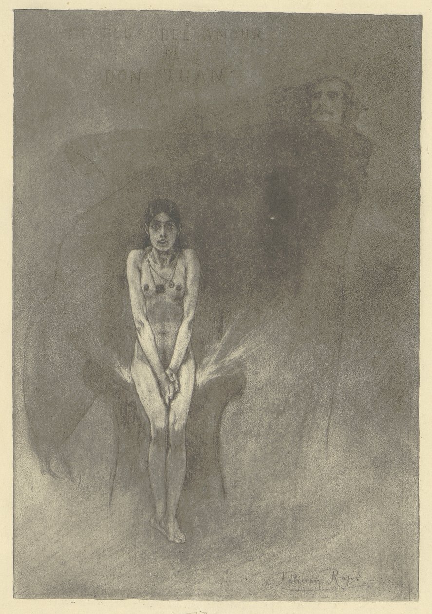 Nejkrásnější láska Dona Juana od Félicien Rops