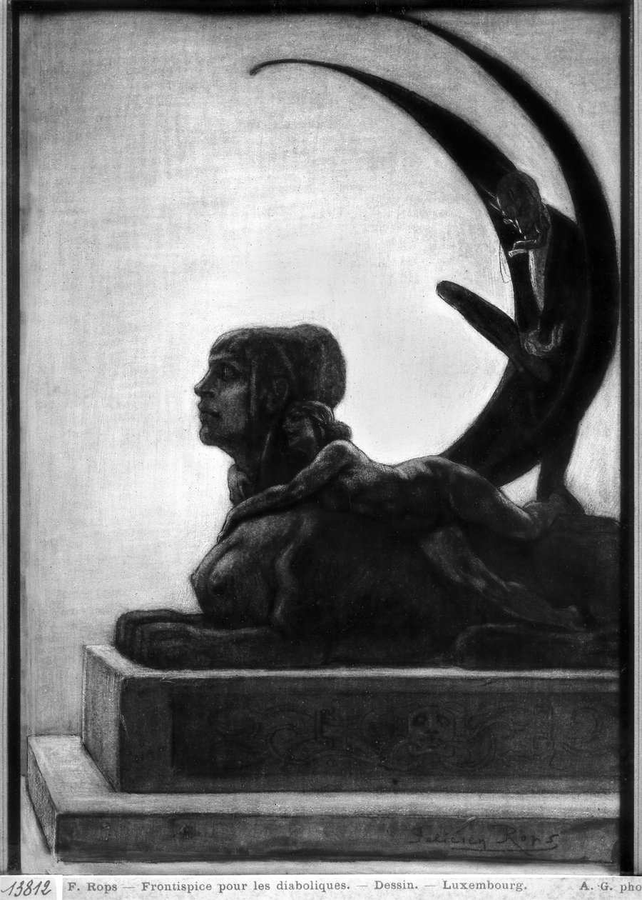 Sfinga, ilustrace z 
