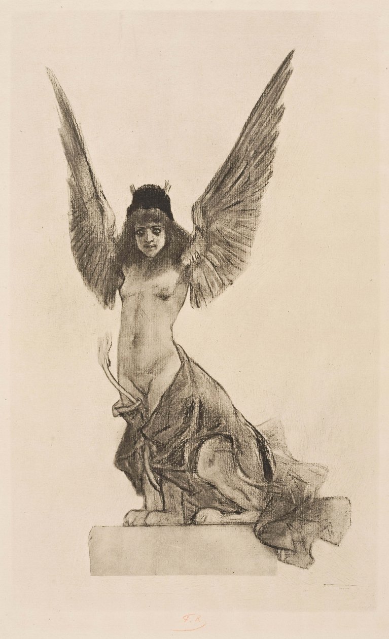 Sfinga ženského pohlaví nebo Paralelní od Félicien Rops