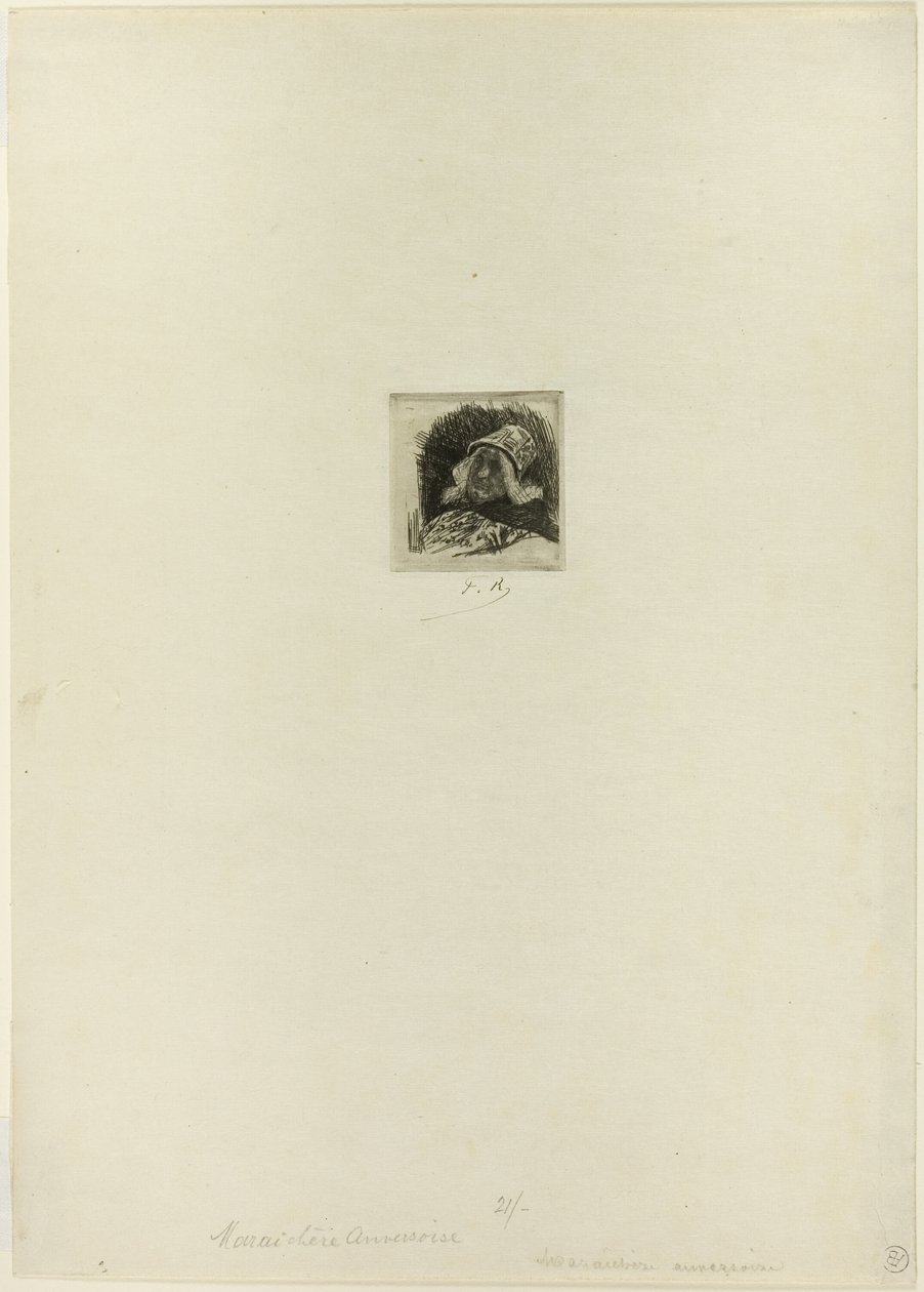 Vlámský zahradník od Félicien Rops