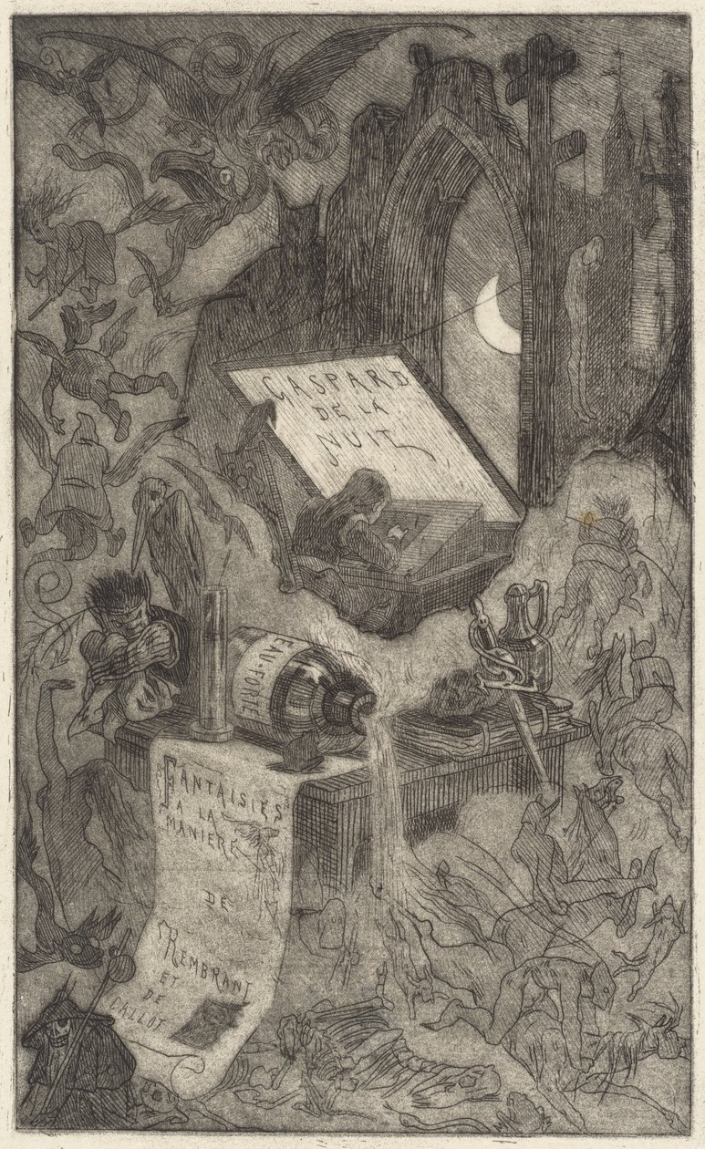 Gaspard noci od Félicien Rops