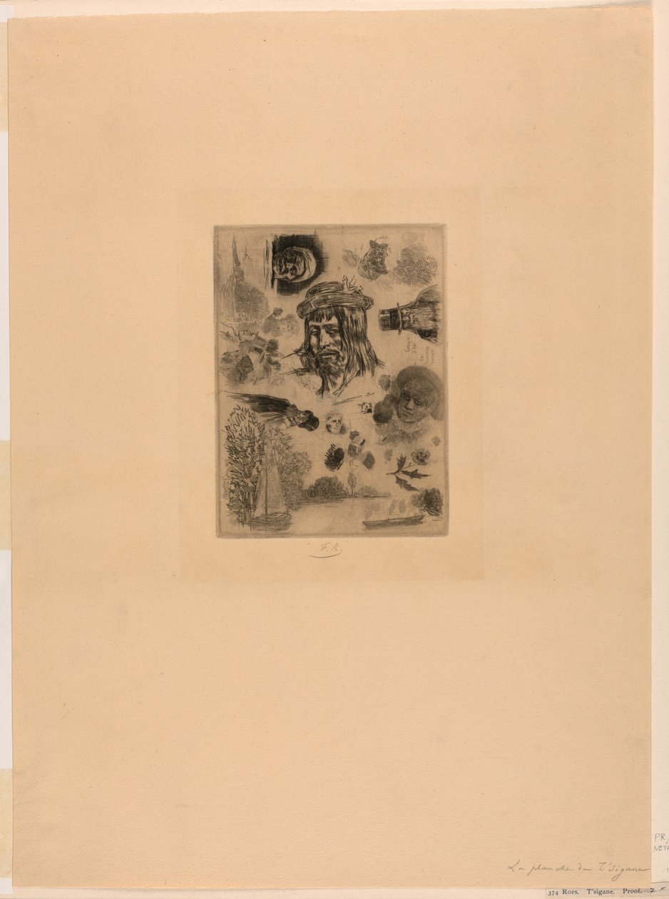 Cikánská rada od Félicien Rops