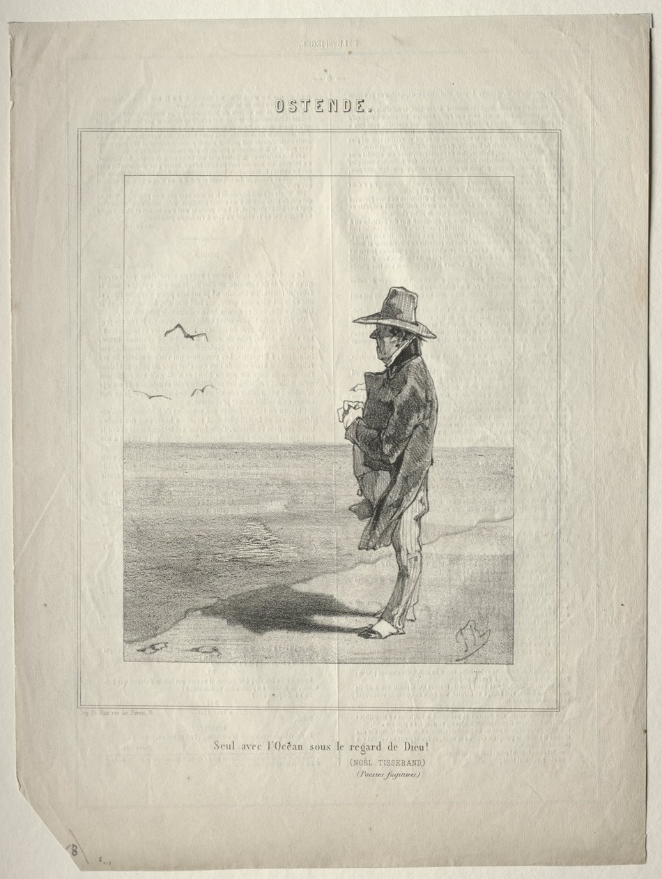 Ostende (Sám s oceánem pod pohledem Boha!) od Félicien Rops