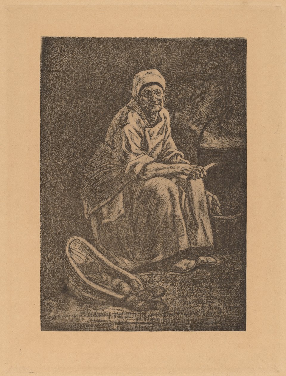 Stará Kate od Félicien Rops