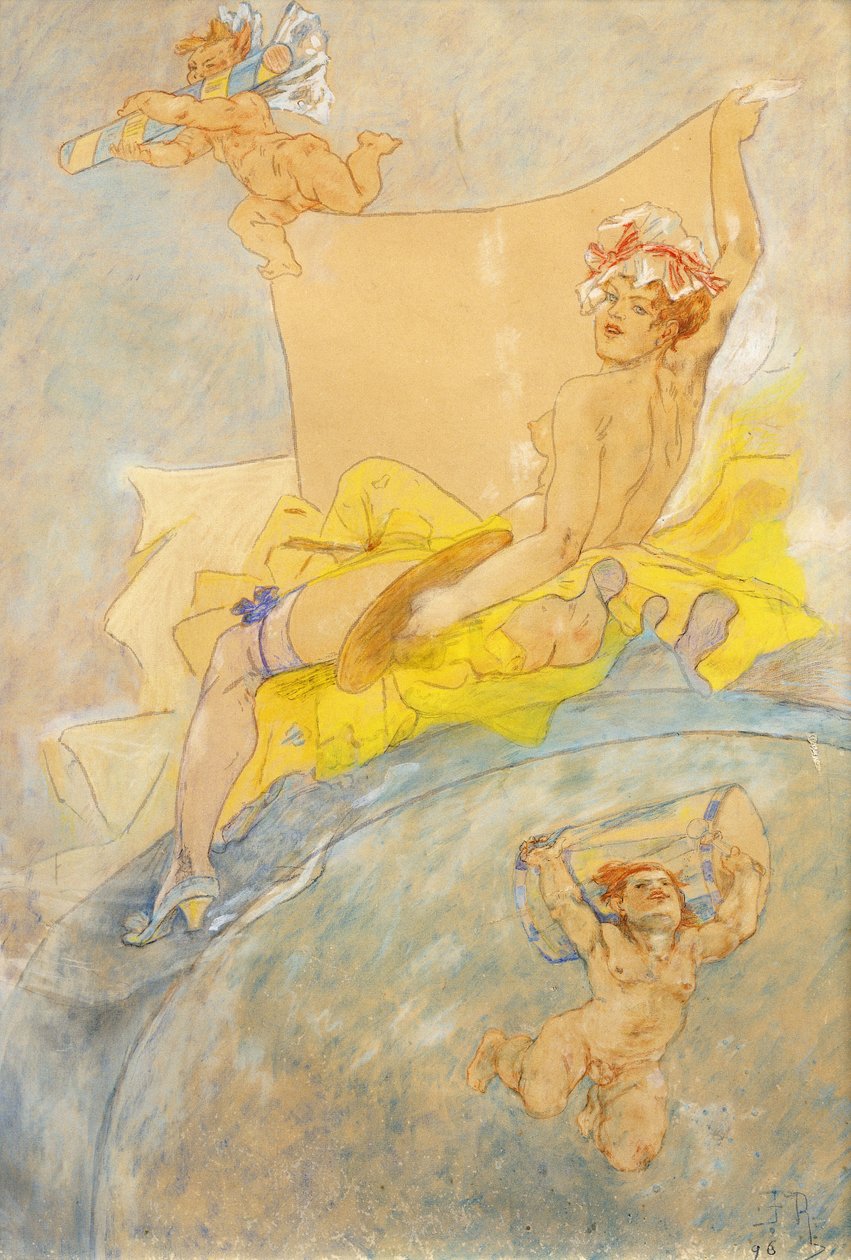 Plakát k výstavě; Plakát k výstavě, 1896 od Félicien Rops