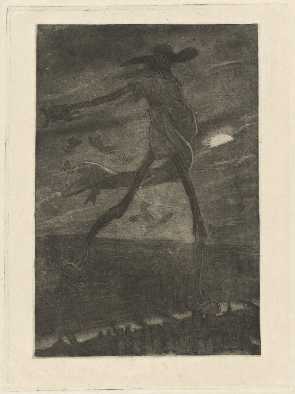 Satan Setí Tare od Félicien Rops