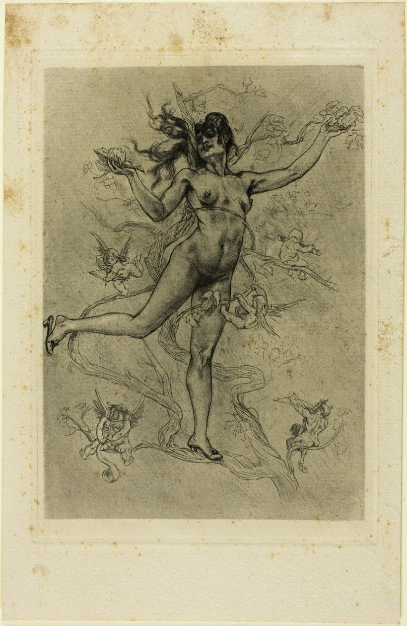 Hroznový list od Félicien Rops