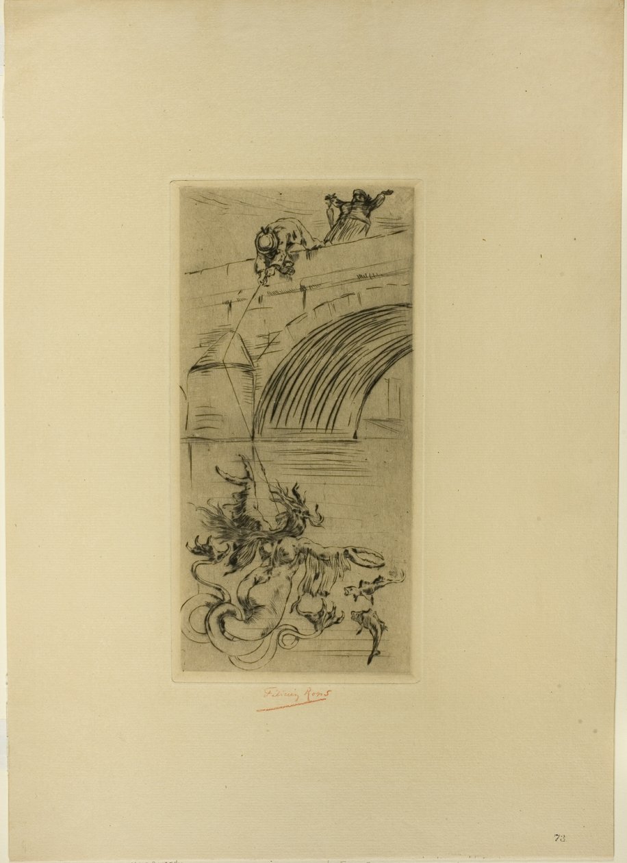 Siréna od Félicien Rops