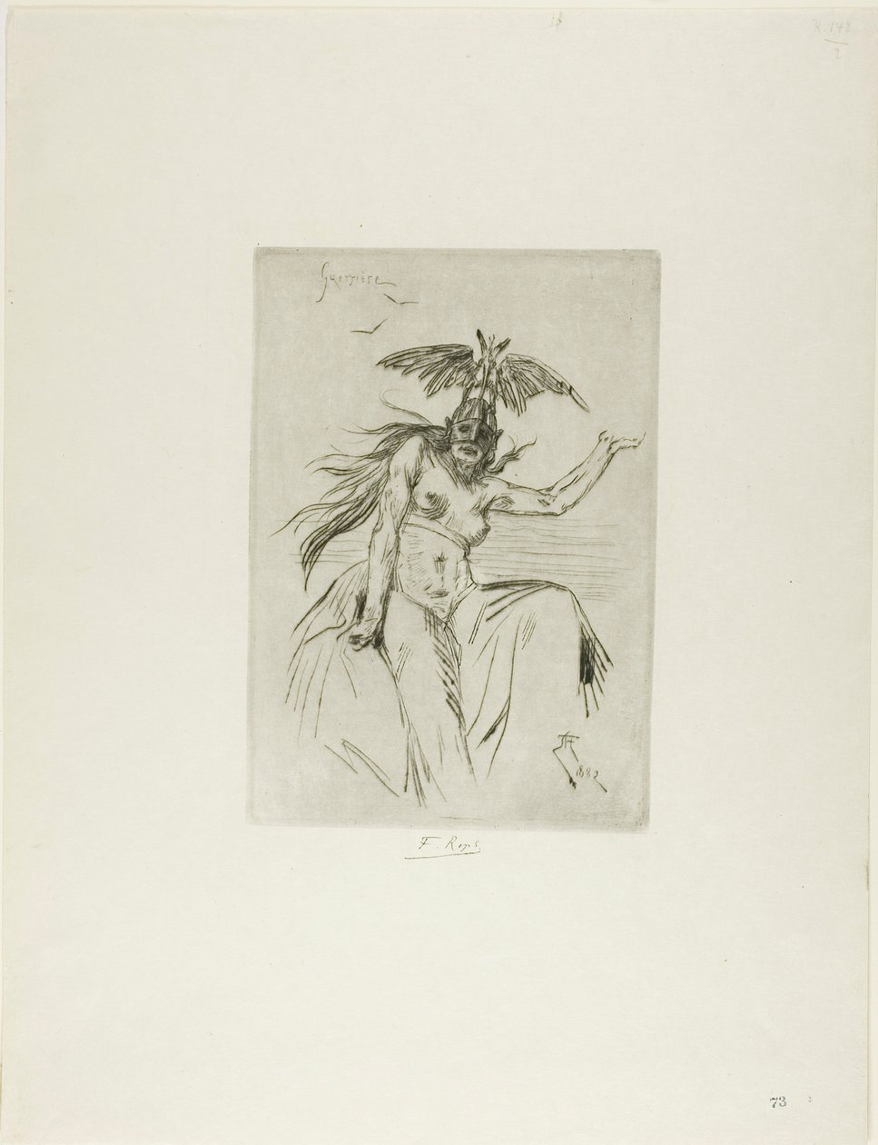 Bojovník od Félicien Rops