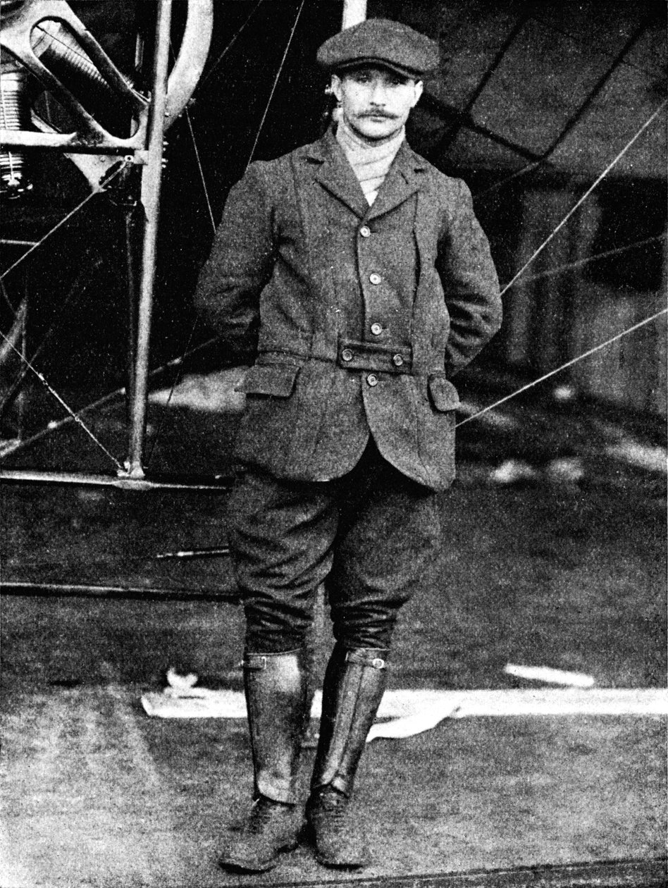 Henri Salmet, velký pilot Bleriot, v Hendon, Londýn, 1912 1933. od Flight Photo