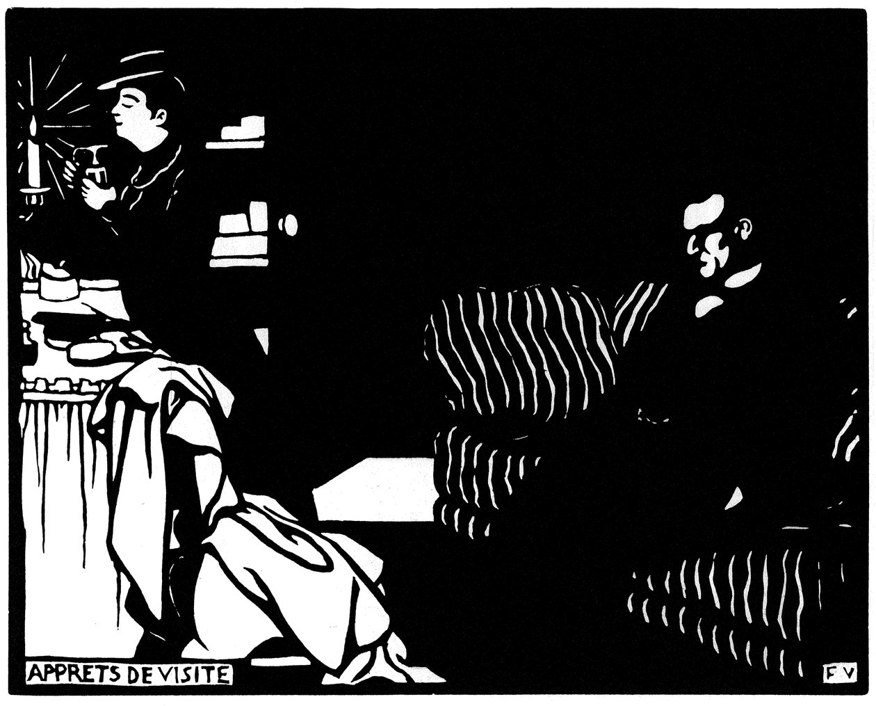Navštivte zastávky Intimités VIII od Félix Valloton