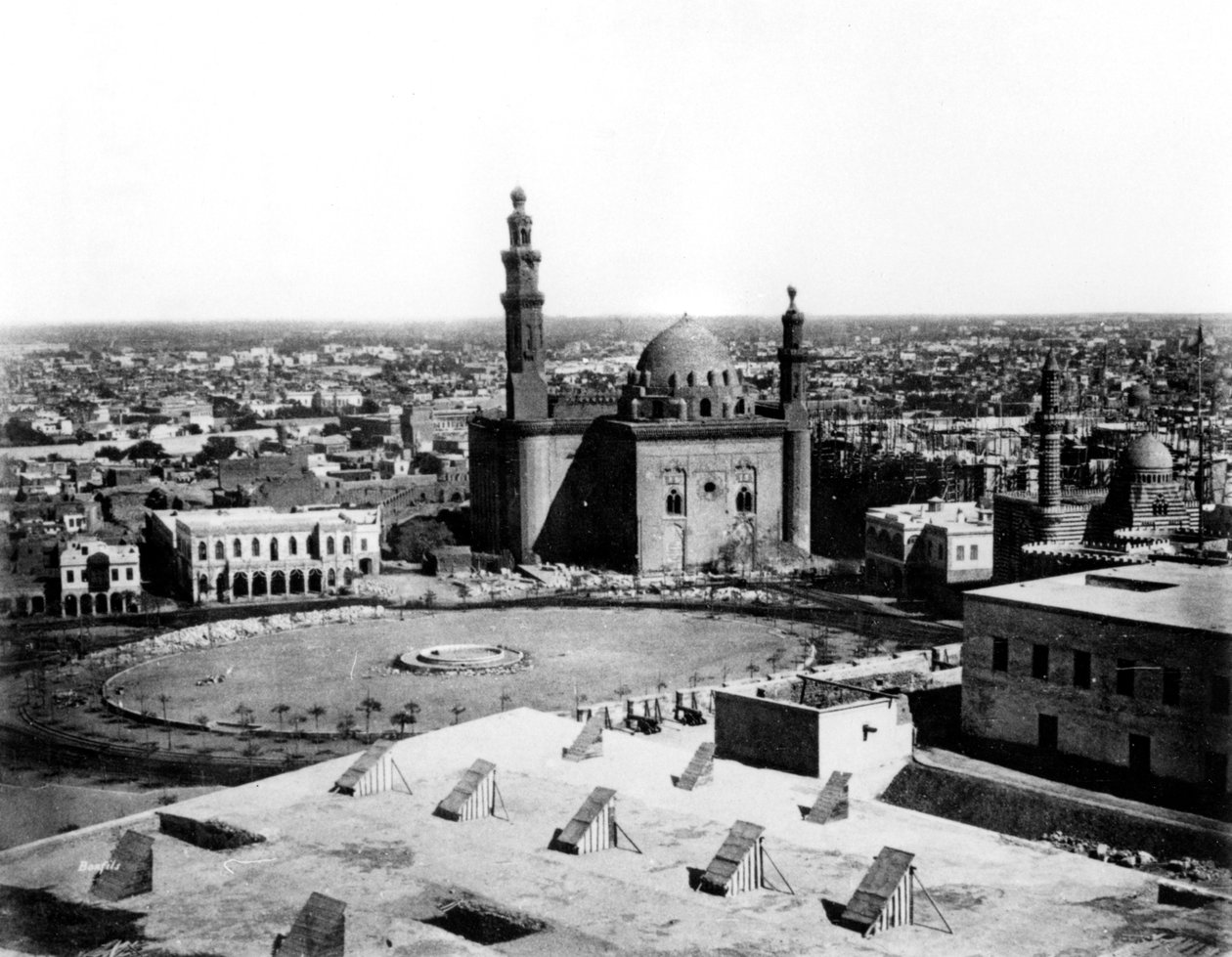 Celkový pohled na Káhiru, Egypt, 1878 od Félix Bonfils