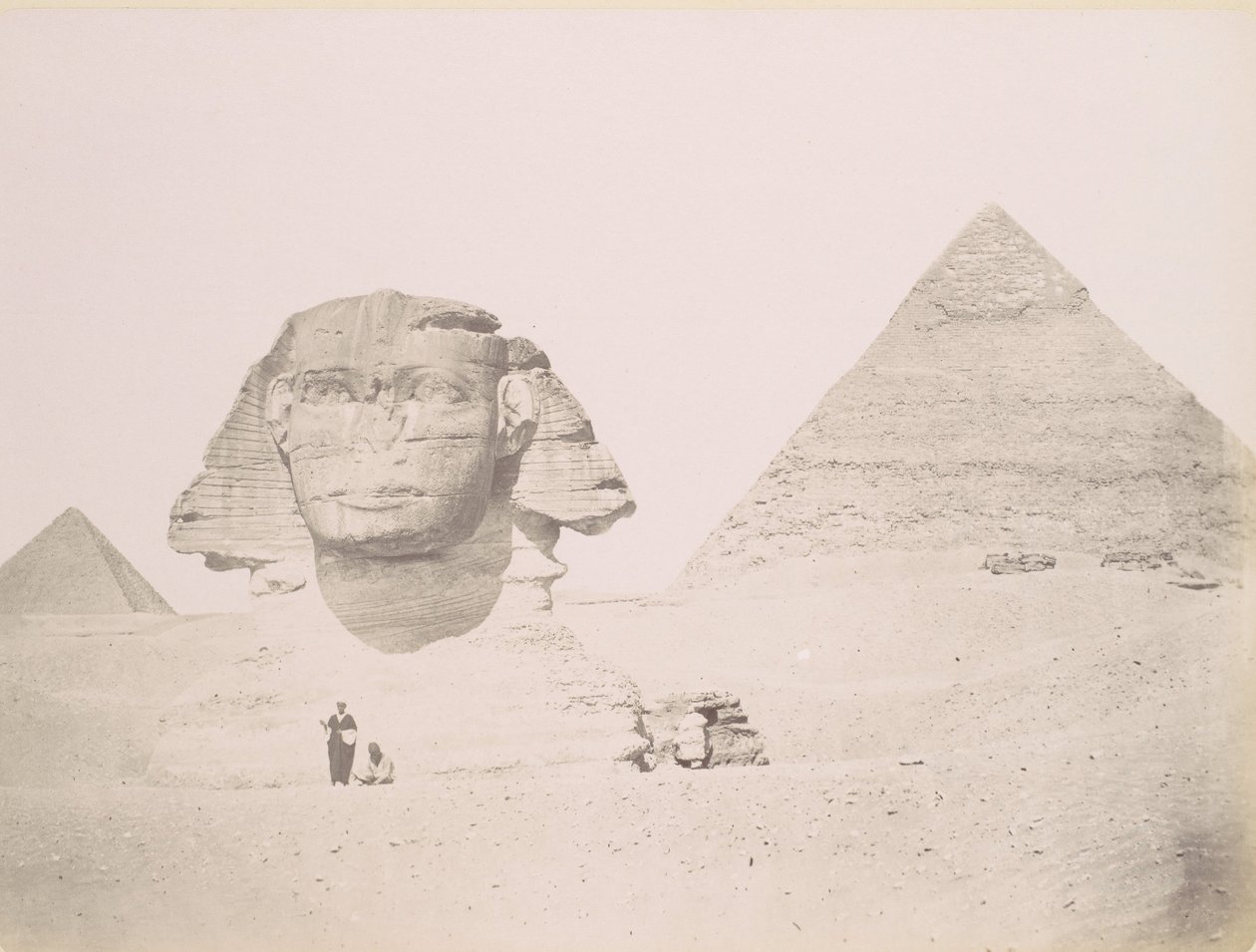 Pyramides et le Sphinx, 1860-70s, tištěné ca. 1870. od Félix Bonfils