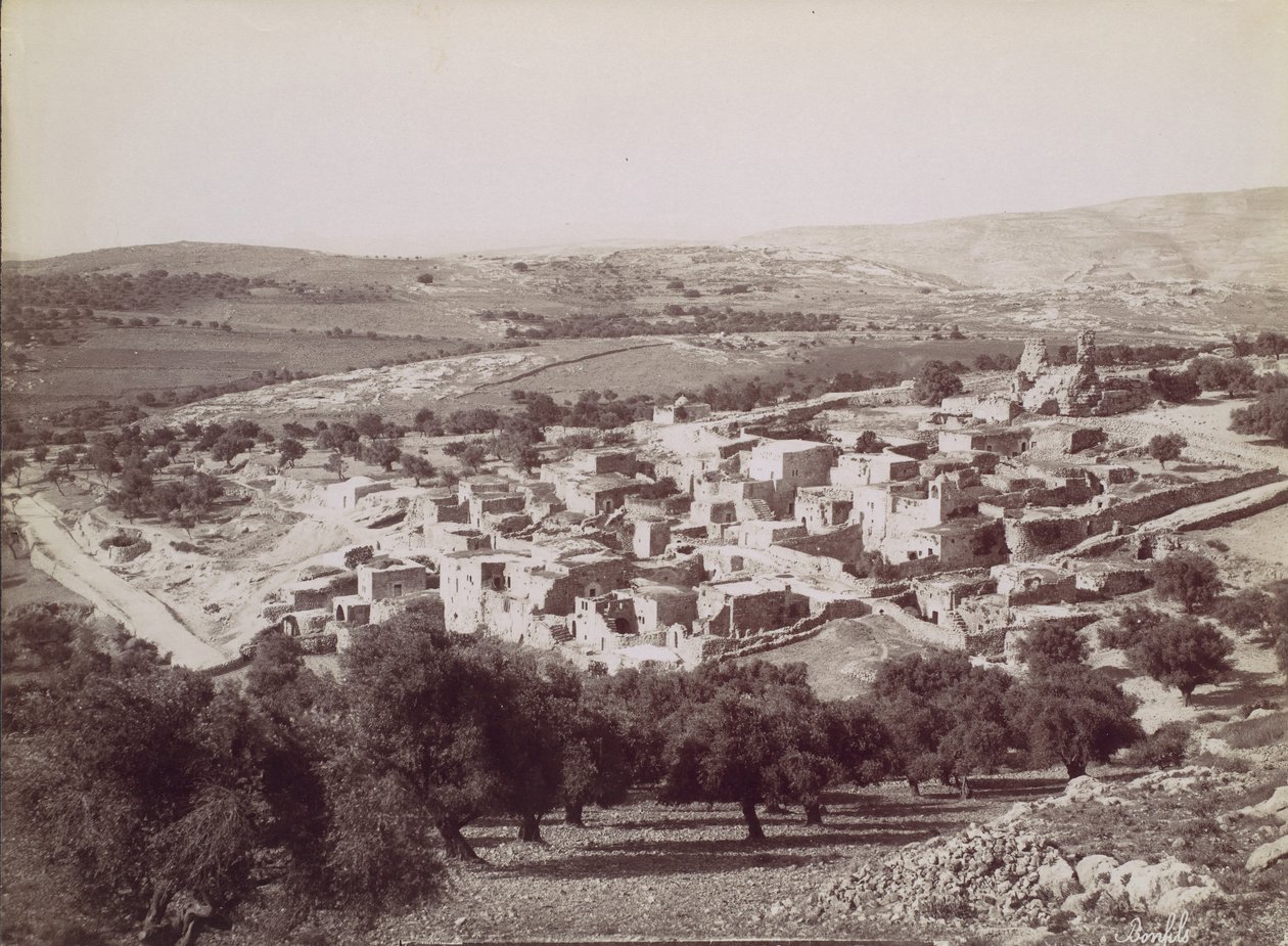 Celkový pohled na Bethany - Celkový pohled na Bethany, ca. 1880. od Félix Bonfils