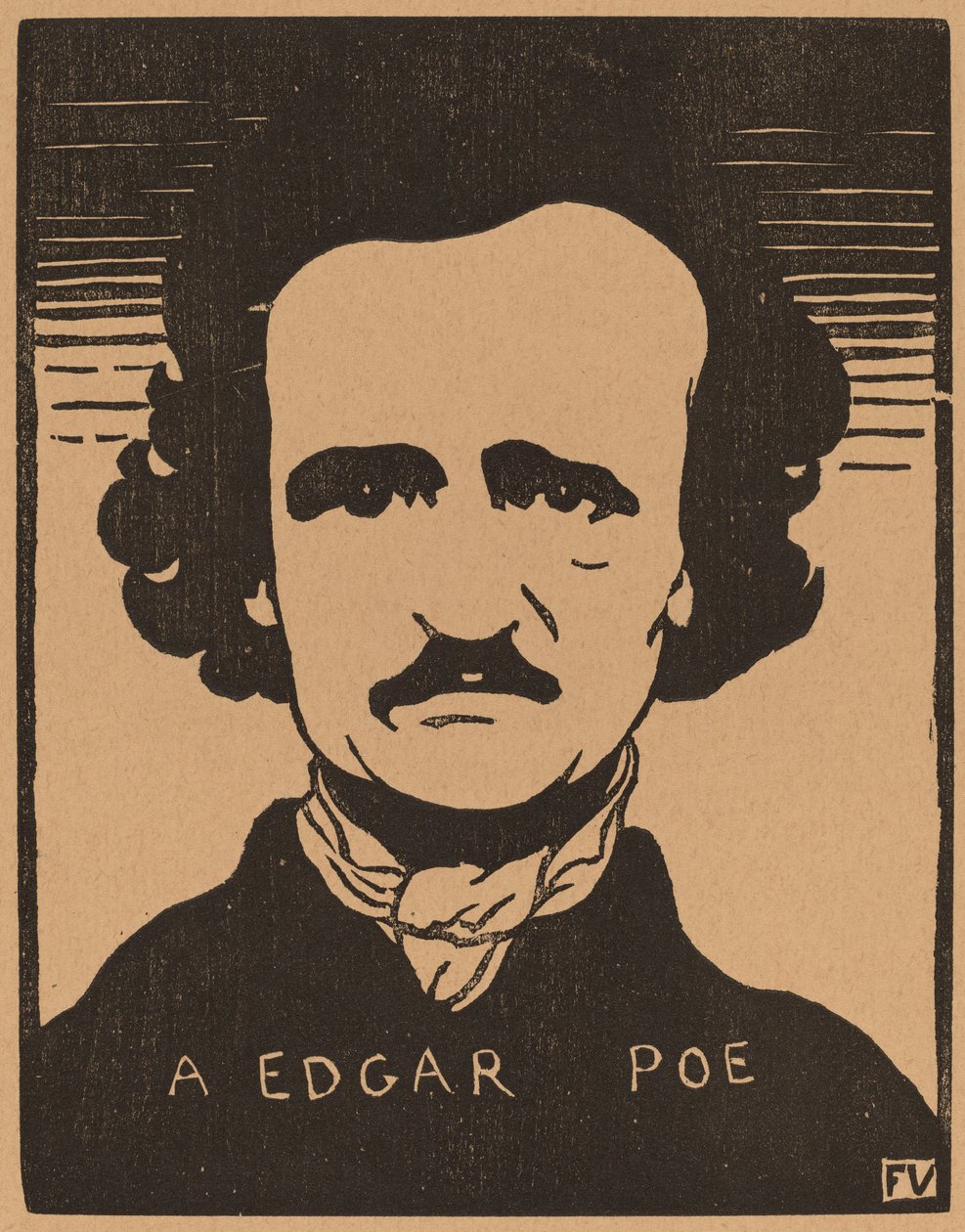 Edgar Poe od Félix Vallotton