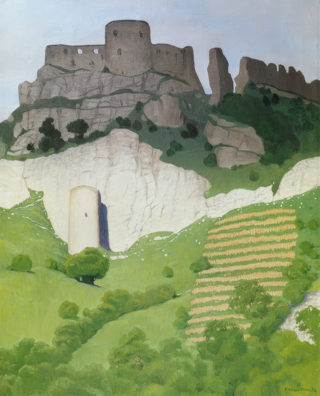 Château Gaillard od Félix Vallotton