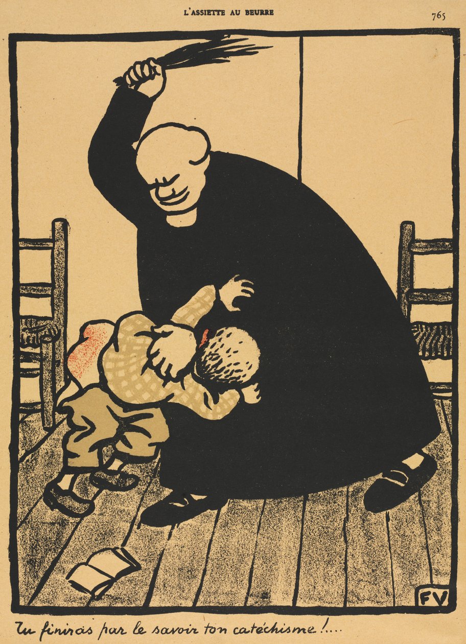 Zločiny a tresty VIII, 765: Naučíte se... od Félix Vallotton