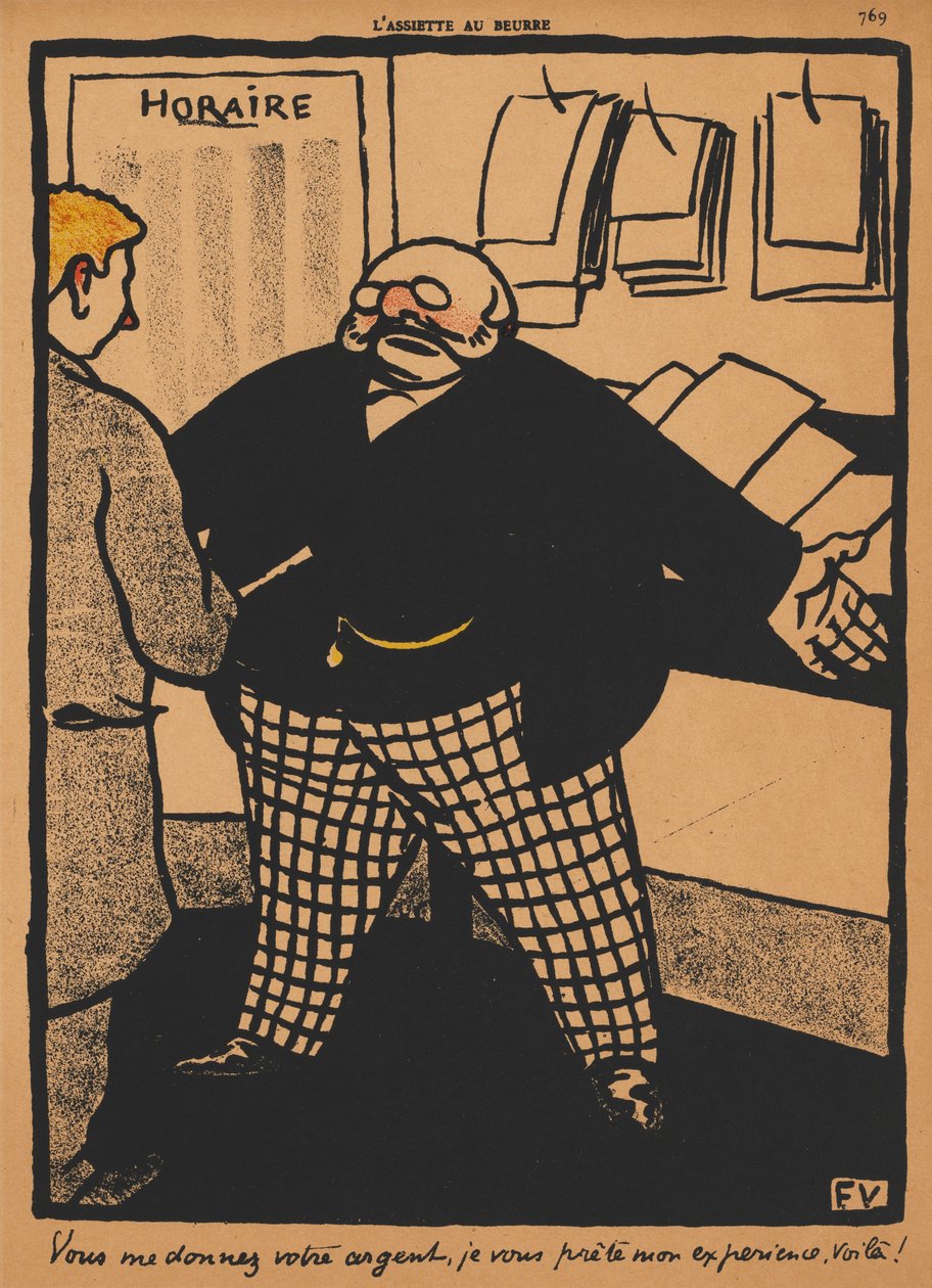 Zločiny a tresty XII, 759: Dáš mi své peníze od Félix Vallotton