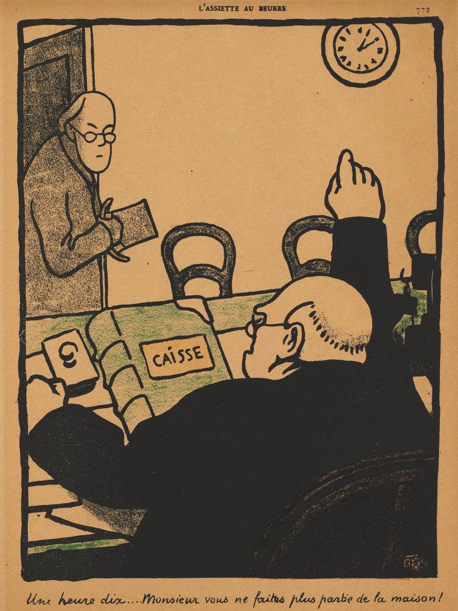 Zločiny a tresty XV, 772: Deset po jedné od Félix Vallotton