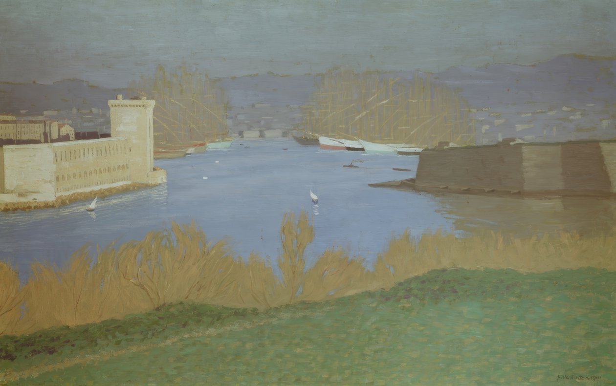 Přístav Marseille od Félix Vallotton