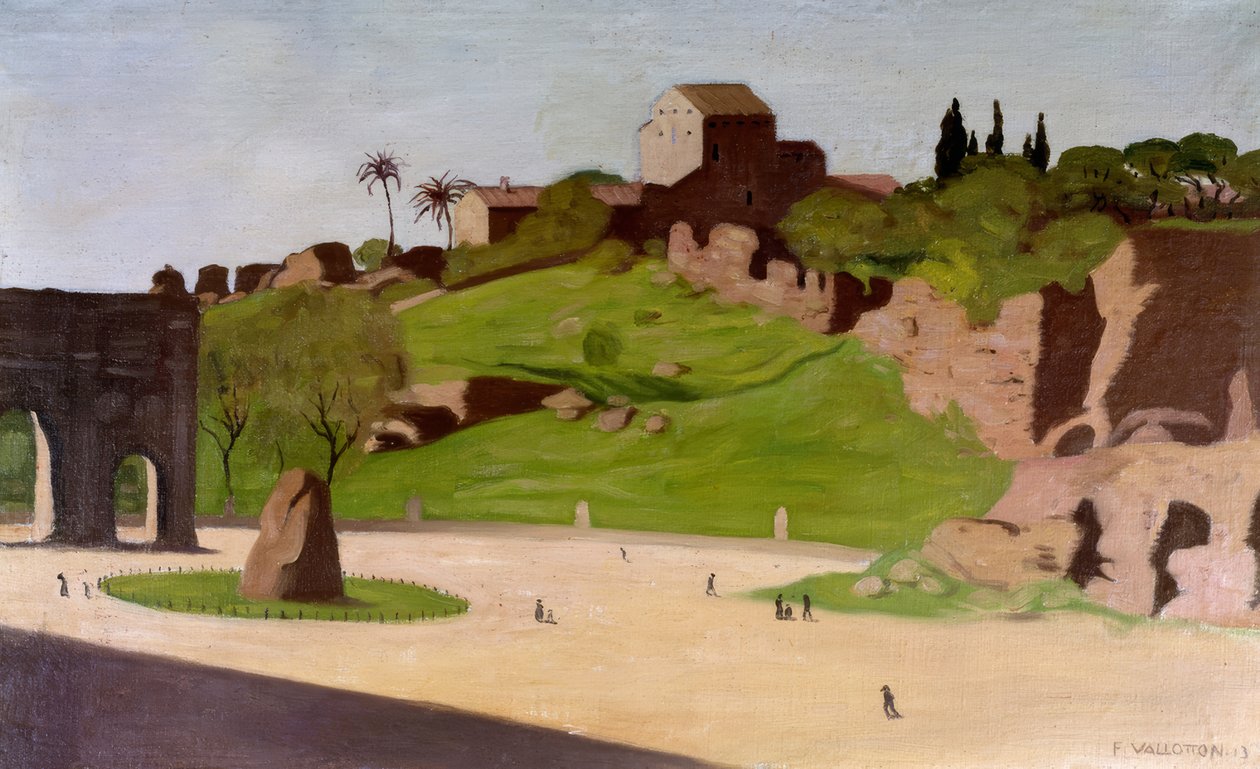 Forum Romanum od Félix Vallotton