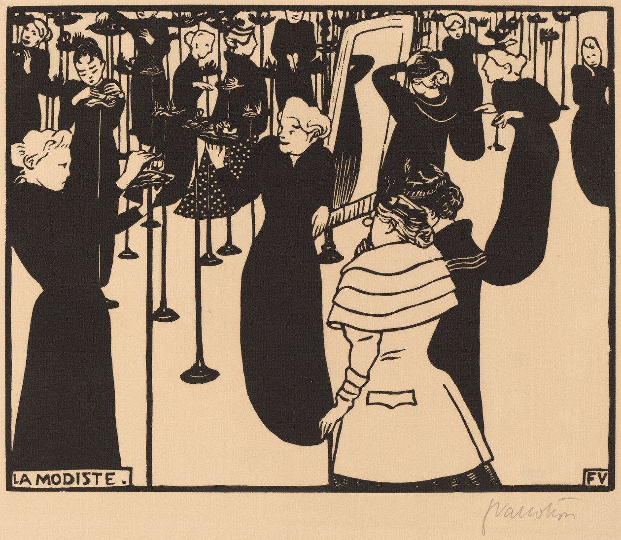 Milliner od Félix Vallotton