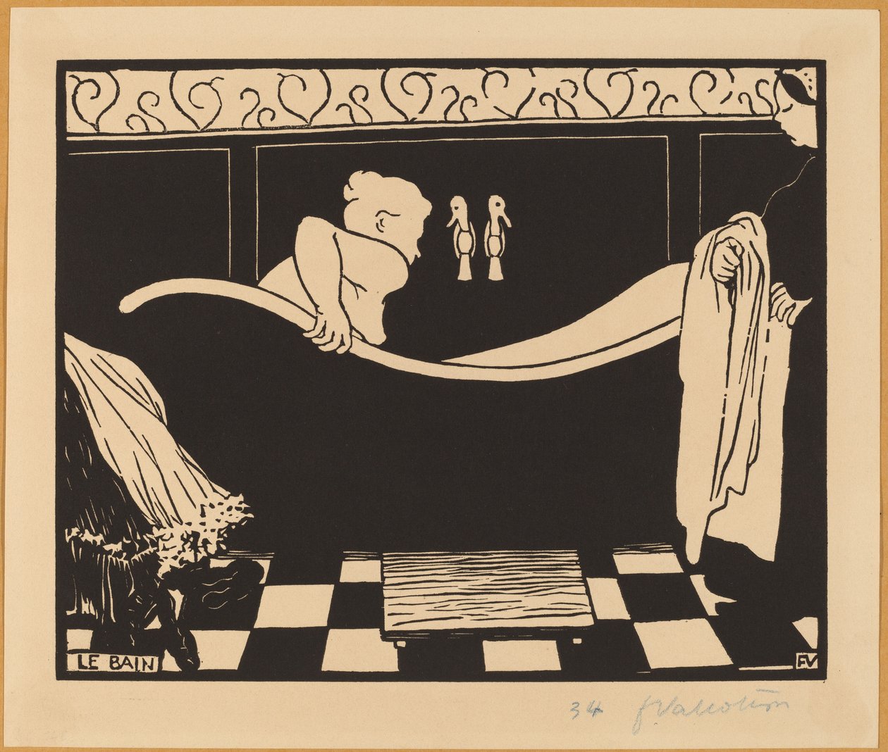 Le Bain (koupel) od Félix Vallotton