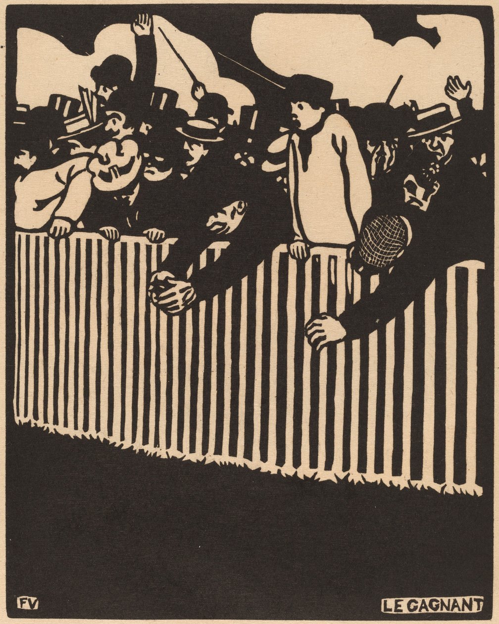 Le Gagnant (vítěz) od Félix Vallotton