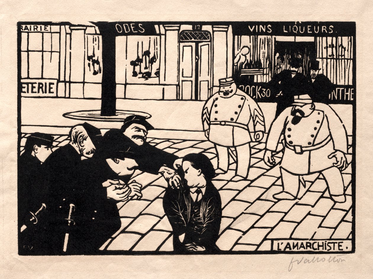 Anarchista od Félix Vallotton