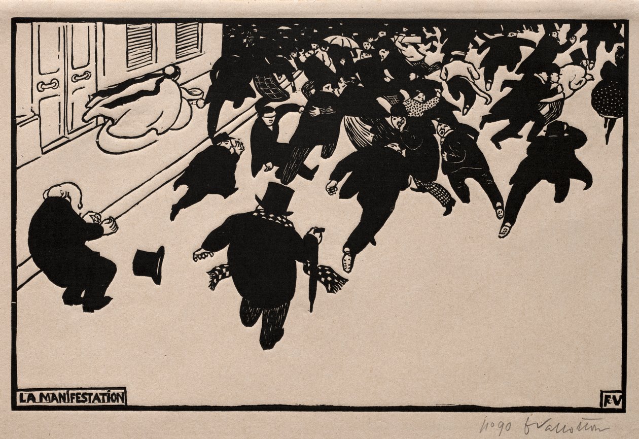 Protest od Félix Vallotton