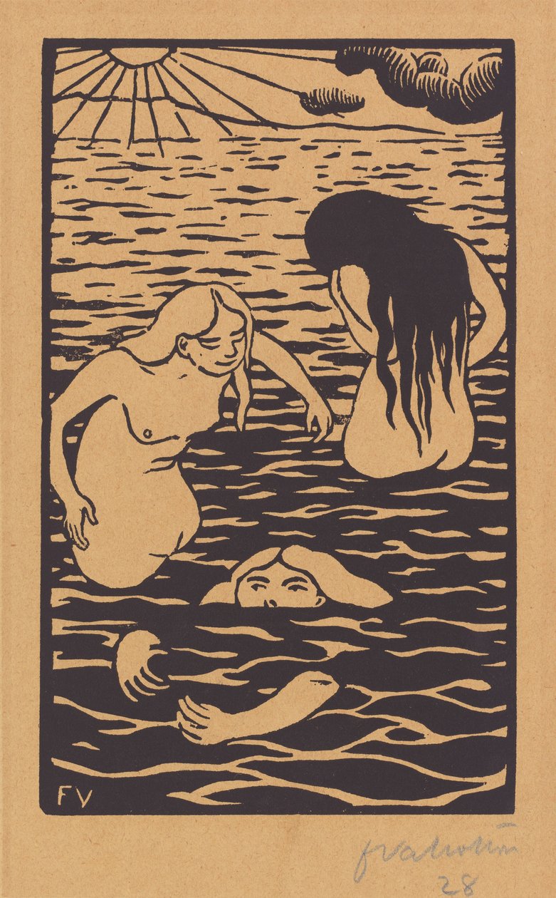 Tři lazebníci od Félix Vallotton