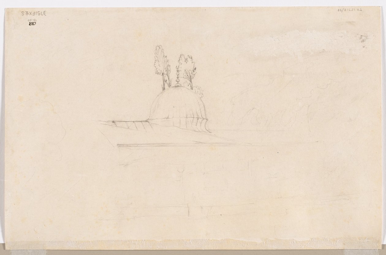 Skica pro pavilon u mešity, 1800. od Félix Ziem