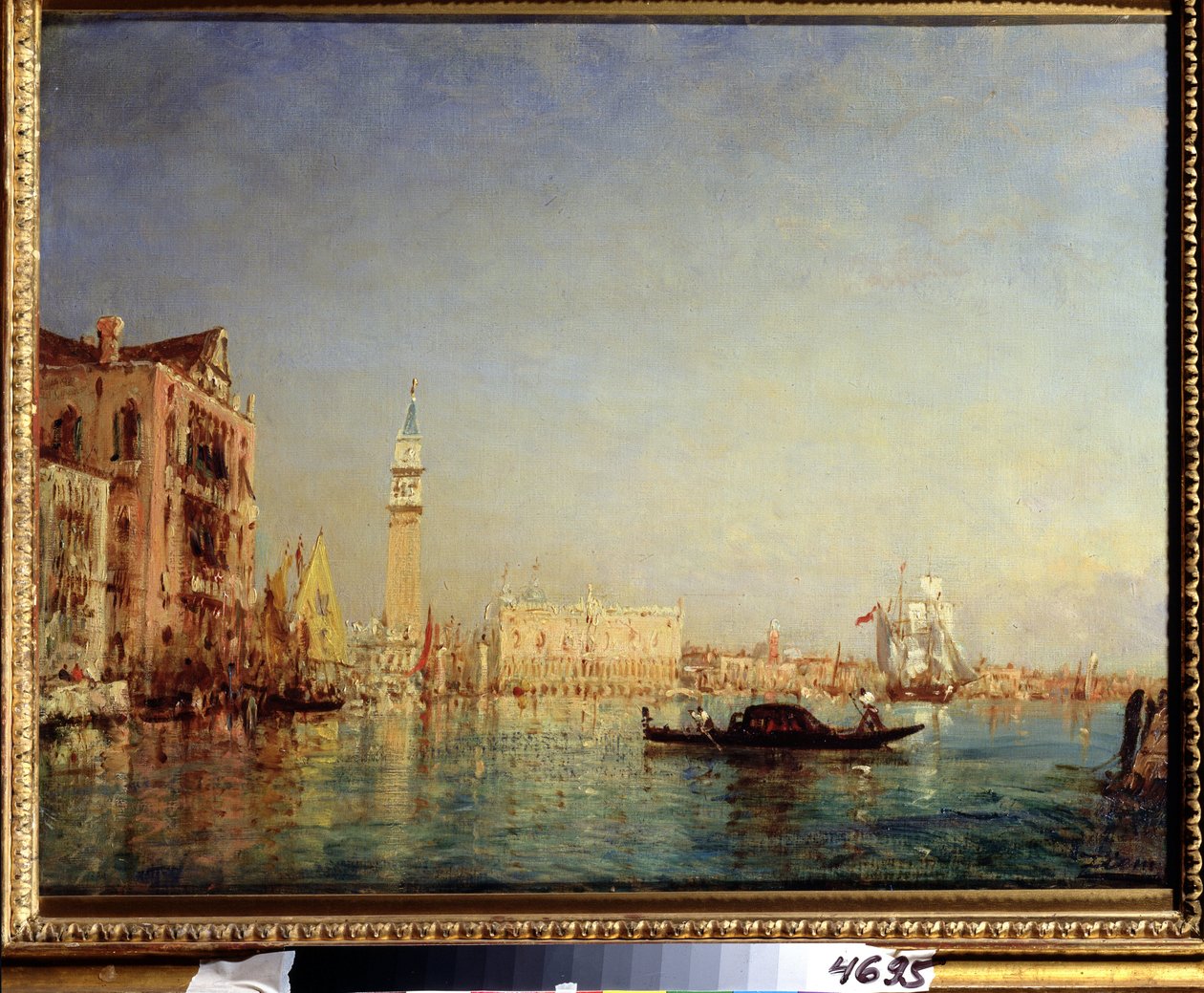 Benátky (Benátky). Obraz Felixe Francoise George Ziema (1821-1911). Olej na plátně, 55 x 72 cm. Francouzské umění 19. století. Puškinovo muzeum výtvarných umění, Moskva. od Félix Ziem