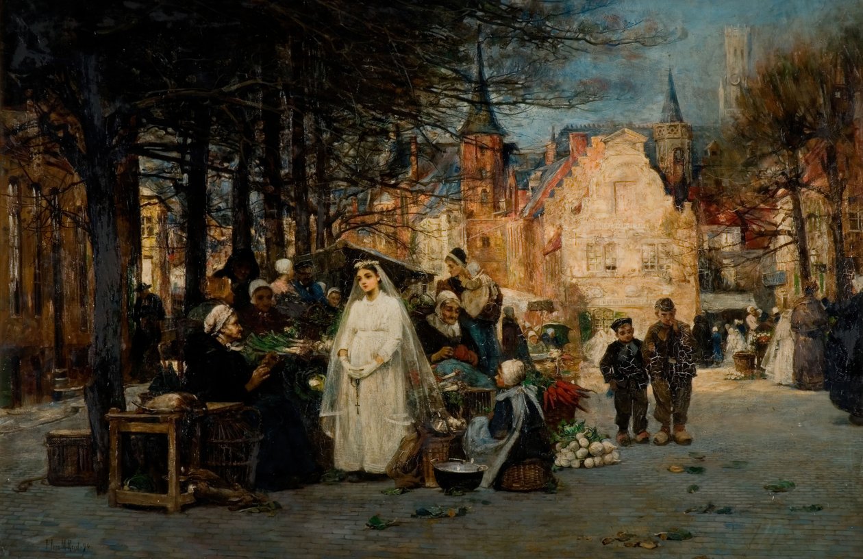 První přijímání, 1894. od Flora Macdonald Reid