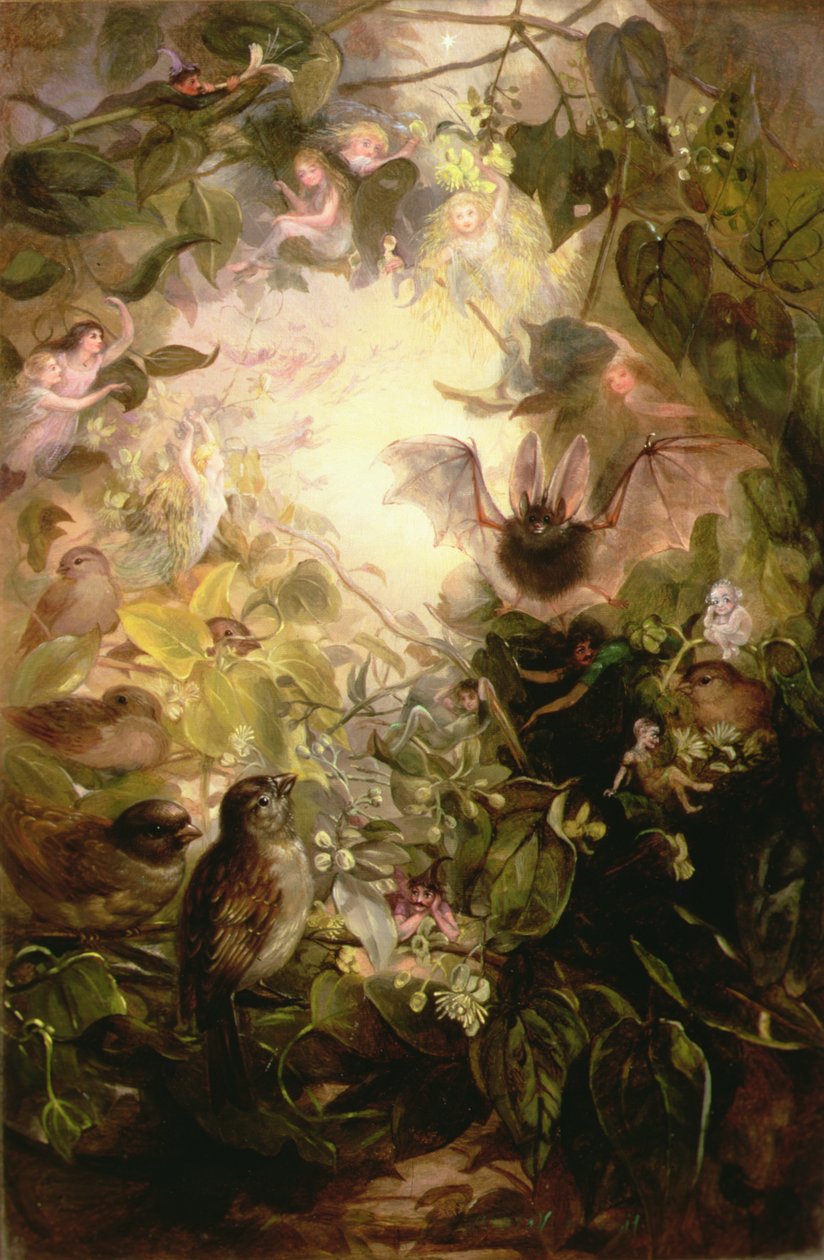 The Fairy Hunt (olej na plátně) od Florence Vernon