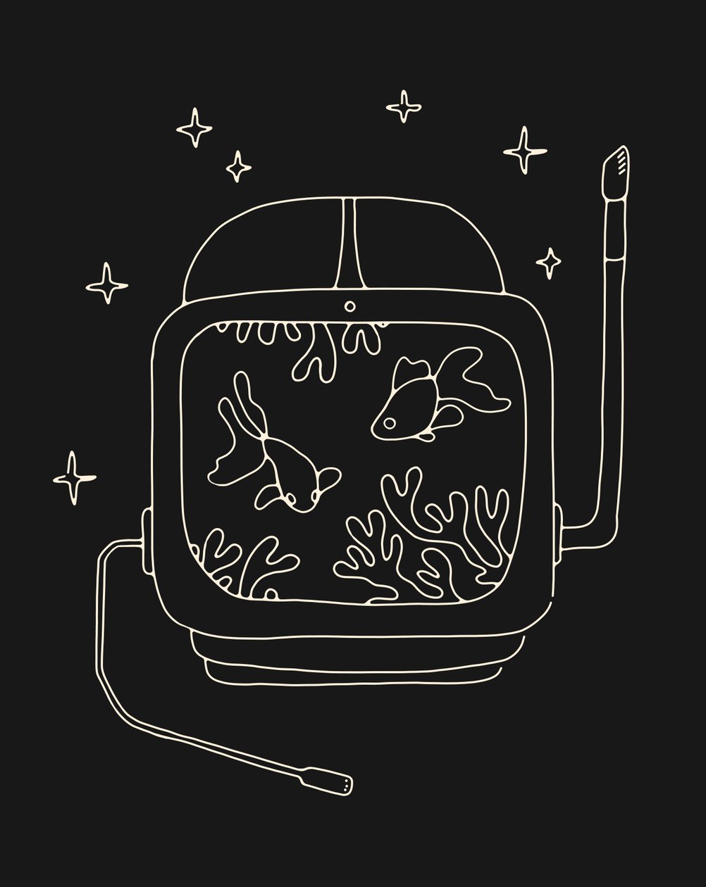 Astronautská helma ve vodě od Florent Bodart