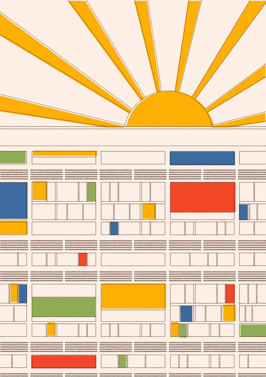 Radiant City, 2021 (digitální) od Florent Bodart