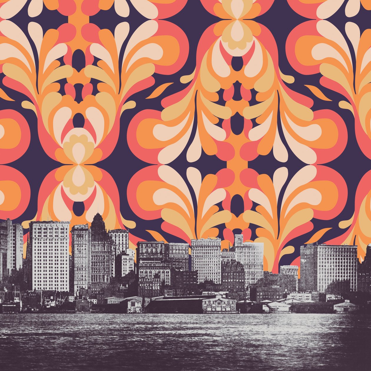 Barevné nebe nad New Yorkem od Florent Bodart
