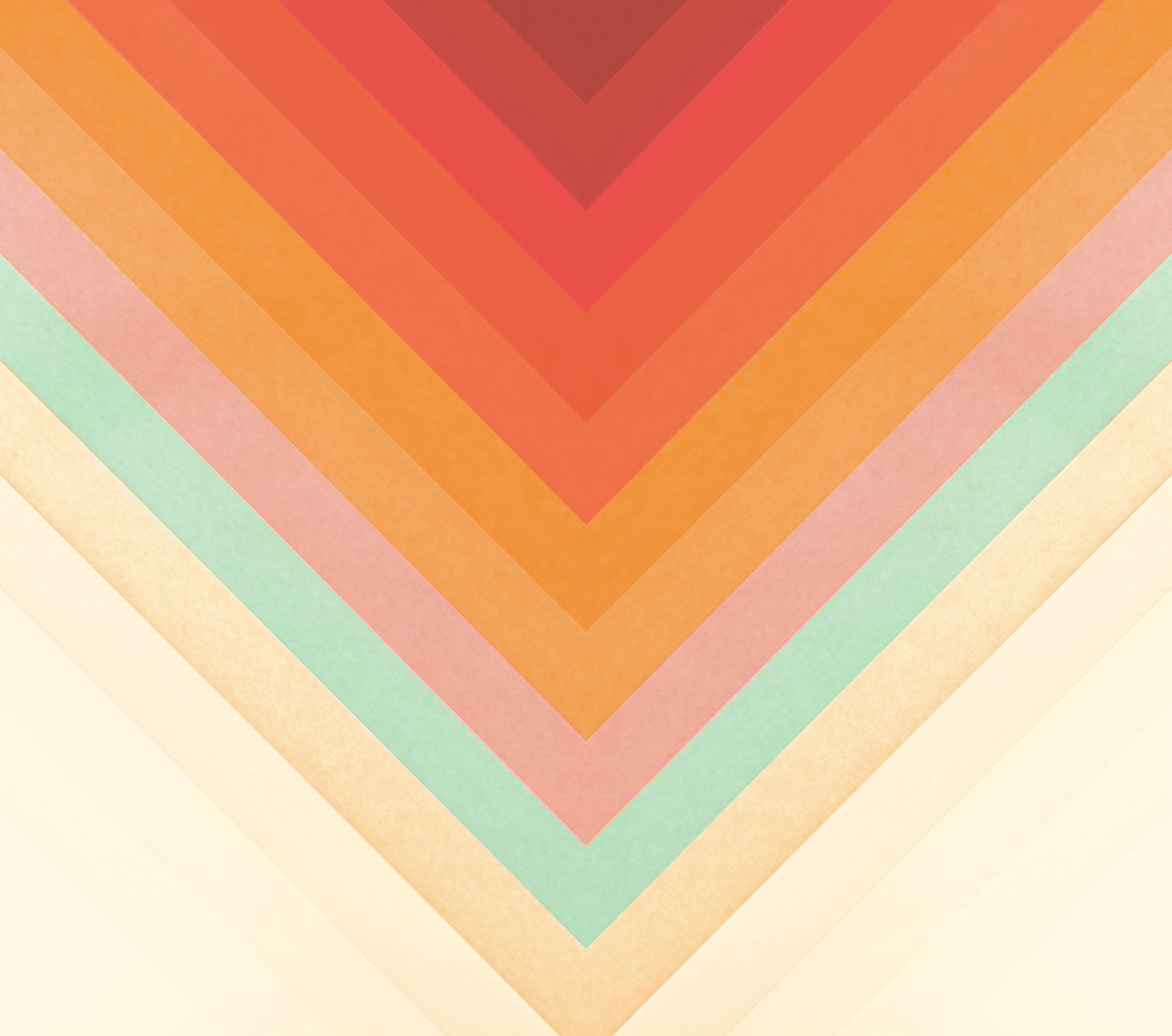 Rainbow Chevrons, 2020 (digitální) od Florent Bodart