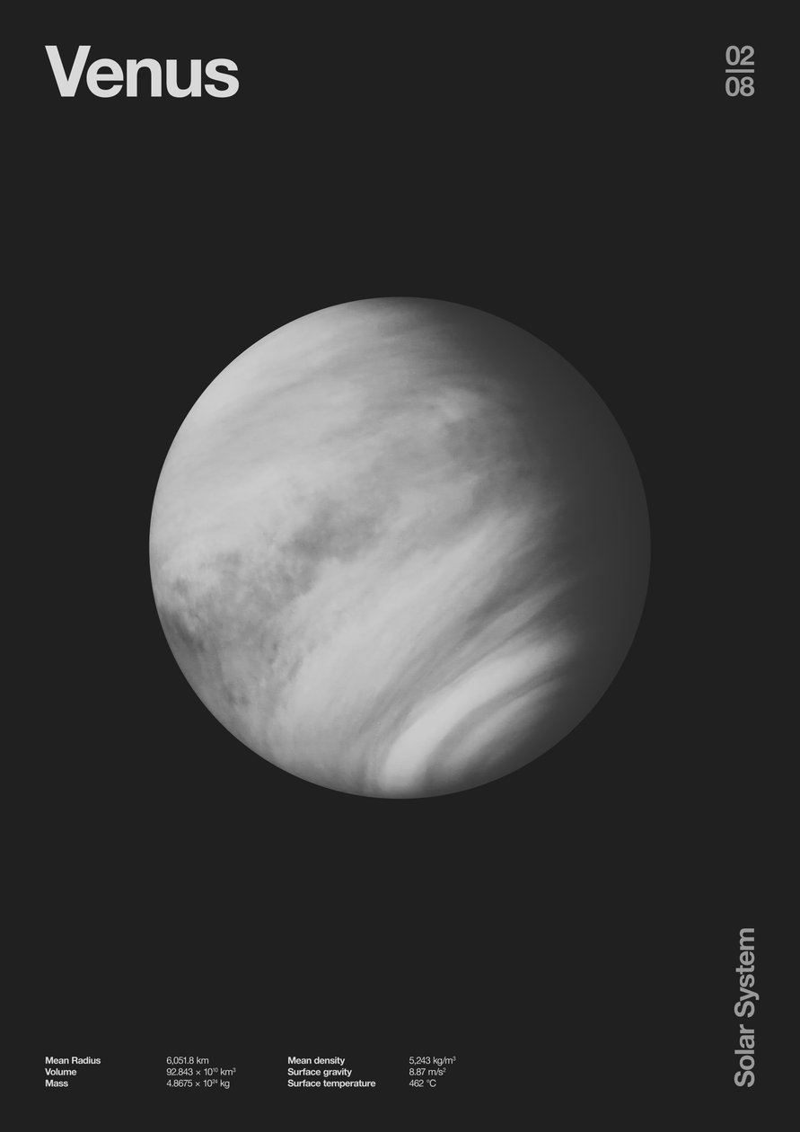 Venus: Minimal Planets Data, 2023 (digitální) od Florent Bodart