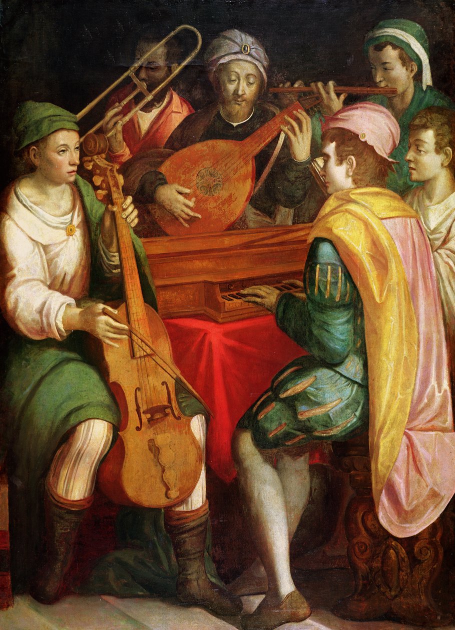Koncert, konec 16. století od Florentine School