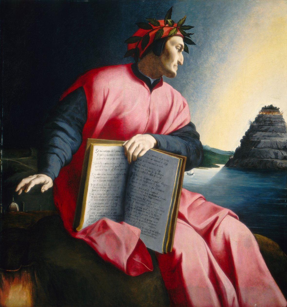 Alegorický portrét Dante od Florentine 16th Century
