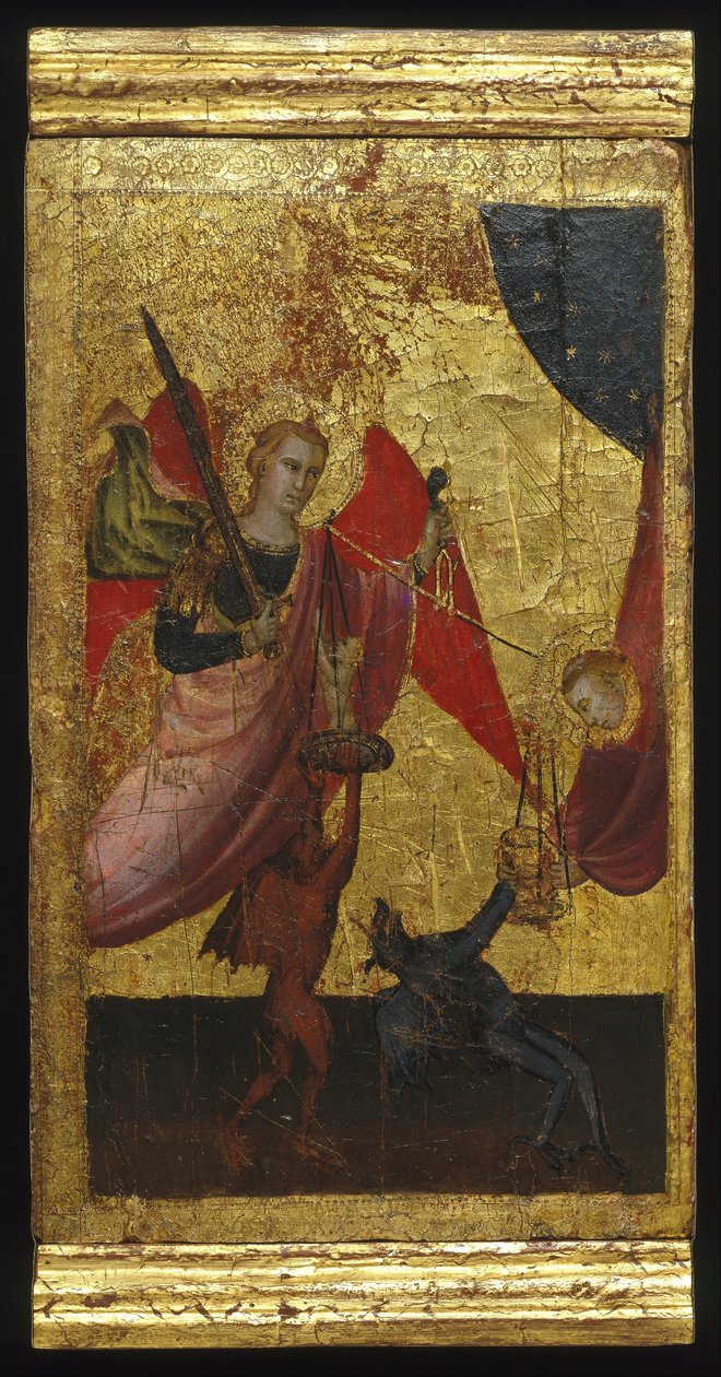 Svatý Vavřinec se přimlouvá za duši císaře Jindřicha II od Florentine Lorenzo di Niccolò