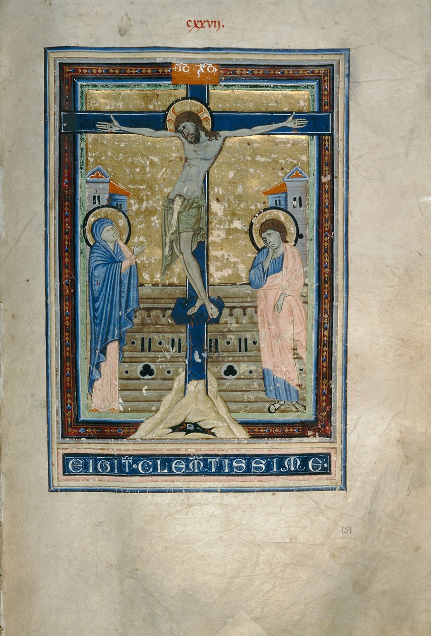 Ukřižování (Cod. Conventi Suppressi, ms. 233, cca 151) od Florentine School