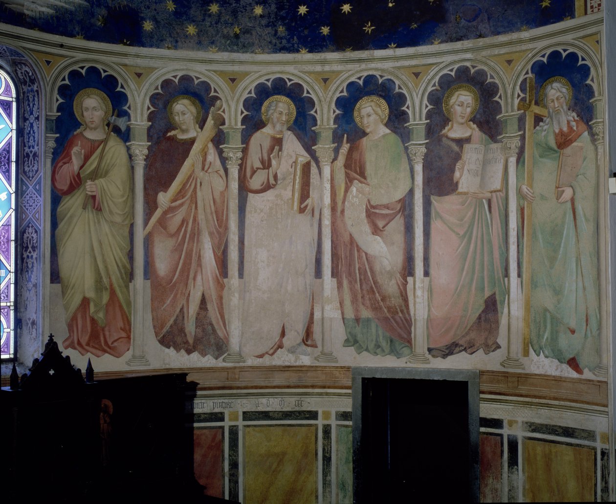 Šest apoštolů, kolem roku 1390 od Florentine School